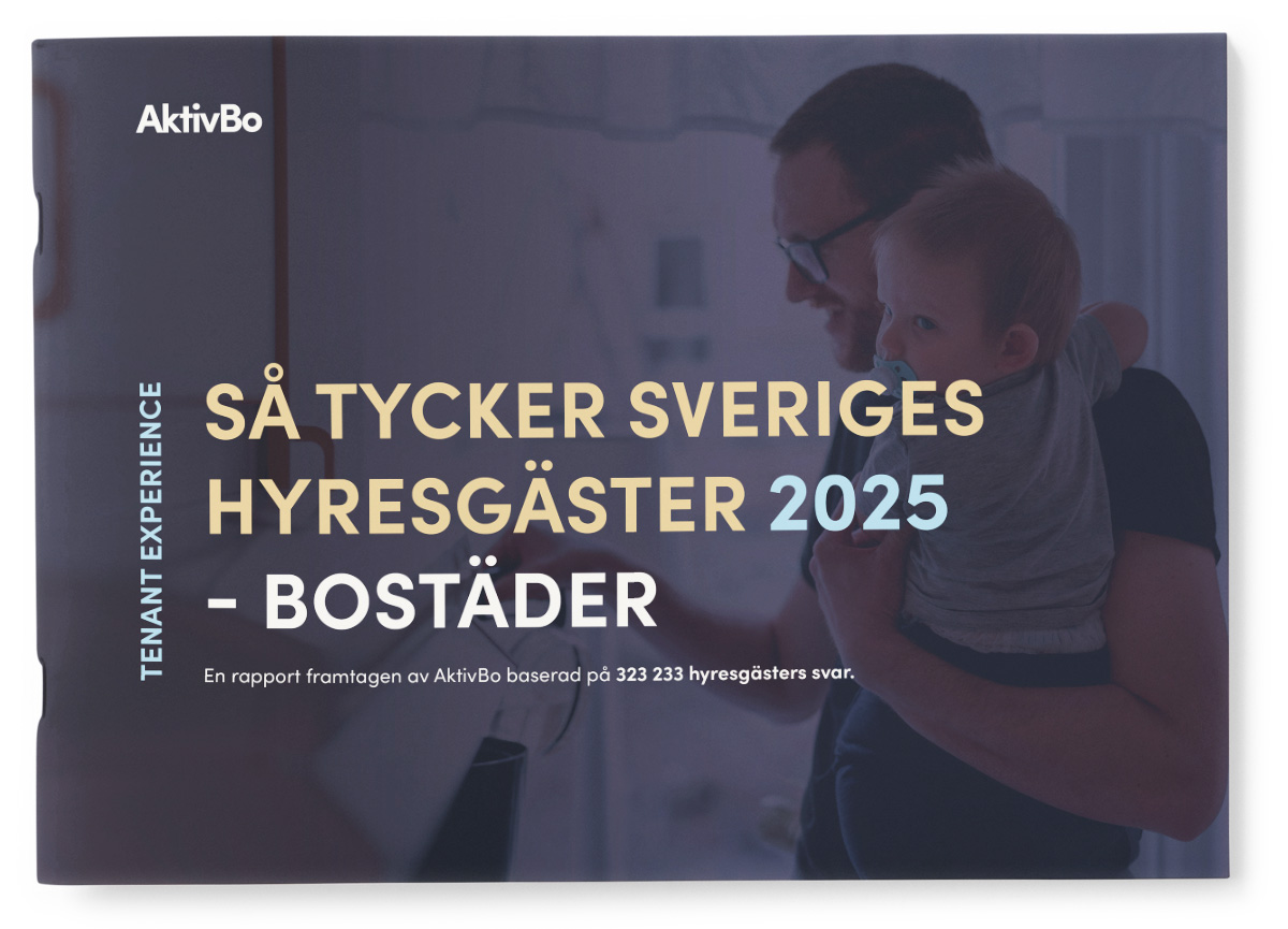 Så tycker Sveriges hyresgäster 2025 - Bostäder