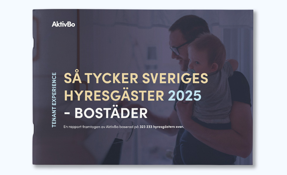 Så tycker Sveriges hyresgäster 2025 - Bostäder